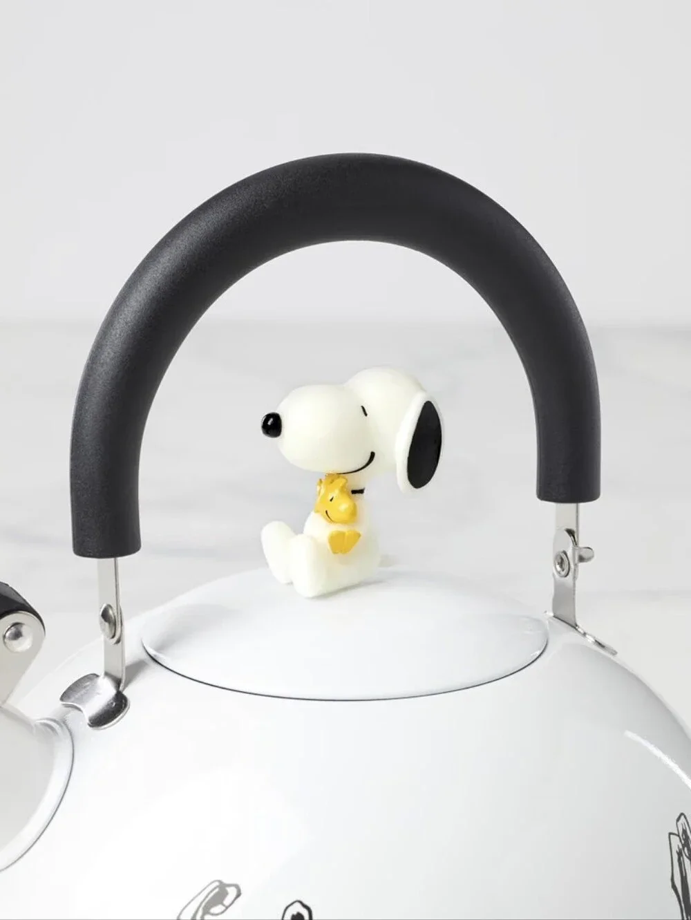 Lenox Chef Snoopy Enamelware Tea Kettle